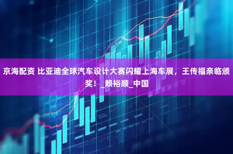 京海配资 比亚迪全球汽车设计大赛闪耀上海车展，王传福亲临颁奖！_赖裕顺_中国